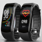 Immagine 2 - Gima Activity Health Tracker Fitband Plus Braccialetto Smart per Monitorare 5 Attività Sportive e 6 Parametri Salute Colore Nero