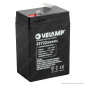 Immagine 1 - Velamp Batteria al Piombo 6V 4Ah Ricaricabile con Attacchi Faston - mod. 23722