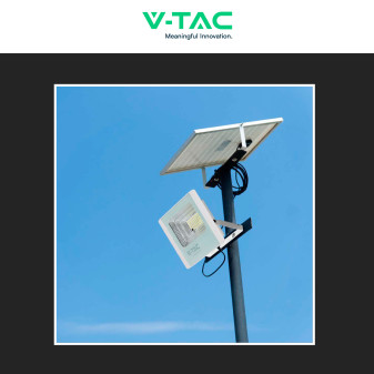 VT-300W Faro LED 50W IP65 Pannello Solare con Telecomando V-Tac