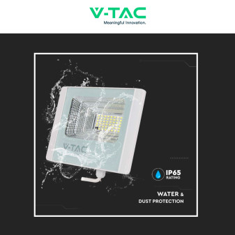 VT-300W Faro LED 50W IP65 Pannello Solare con Telecomando V-Tac