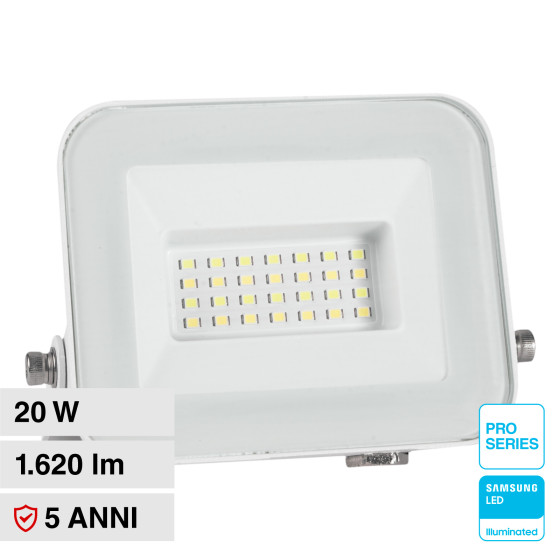 V-Tac Pro VT-44020 Faro LED 20W SMD Chip Samsung Bianco V-Tac Pro VT-44020 Faro LED 20W SMD Chip Samsung Bianco