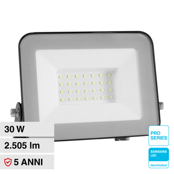 V-Tac Pro VT-44030 Faro LED 30W SMD IP65 nero V-Tac Pro VT-44030 Faro LED 30W SMD IP65 nero