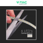 Immagine 10 - V-Tac VT-2835 Striscia LED Flessibile 105W SMD Changing Color 3in1 240 LED/metro 24V Doppio PCB - Bobina da 5 metri - SKU 10554