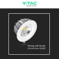 Immagine 9 - V-Tac VT-26451 Faretto LED da Incasso Rotondo 40W COB Colore Bianco - SKU 211279 / 211280