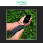 Immagine 5 - V-Tac VT-33333 Power Bank Wireless 30000mAh con Ricarica Rapida 20W PD Pannello Solare Indicatore LED Colore Nero - SKU 7836