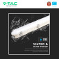 Immagine 10 - V-Tac VT-150148 Tubo LED Plafoniera Linkabile 48W Lampadina SMD Chip Samsung IP65 150cm - SKU 2120215 / 2120214
