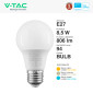 Immagine 2 - V-Tac Pro VT-210 Lampadina LED E27 8,5W Bulb A60 Goccia SMD Chip Samsung - SKU 21228 / 21229 / 21230