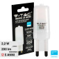 Immagine 1 - V-Tac VT-11033 Lampadina LED G9 2,2W Tubolare Spotlight SMD Chip Samsung - SKU 20478 / 20479