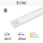 Immagine 2 - V-Tac VT-8143 Lampada LED da Armadio 2.5W SMD Ricaricabile Micro USB Sensore PIR di Movimento