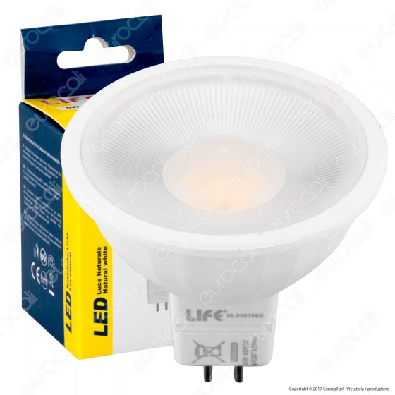 Life Lampadina LED GU5.3 (MR16) 5W Faretto Spotlight Life Lampadina LED GU5.3 (MR16) 5W Faretto Spotlight