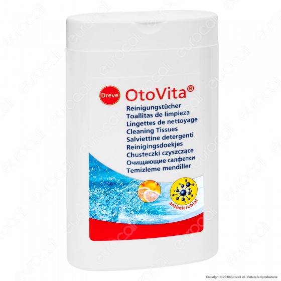 Otovita Cleaning Tissues Salviettine Umidificate per Pulizia Otovita Cleaning Tissues Salviettine Umidificate per Pulizia