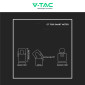 Immagine 4 - V-Tac Trasformatore Amperometrico Toroidale TA/CT Misuratore di Corrente per Inverter di Impianti Fotovoltaici - SKU 11506