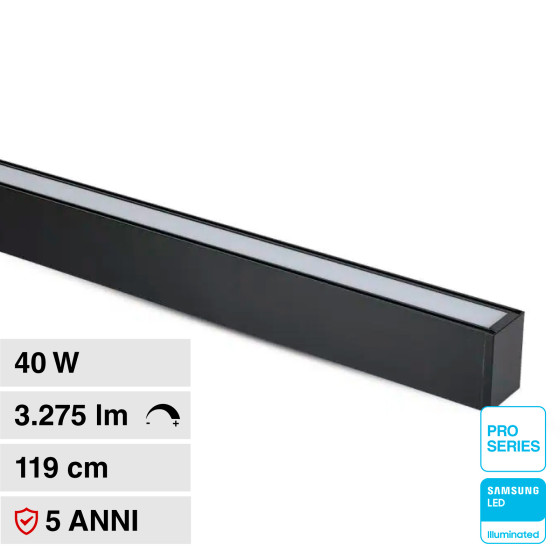 VT-7-46 Lampada LED a Superficie 40W SMD Samsung V-Tac Pro VT-7-46 Lampada LED a Superficie 40W SMD Samsung V-Tac Pro