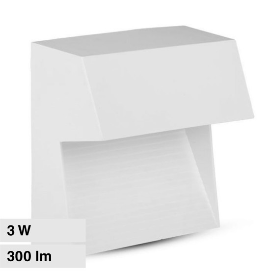VT-1172 Punto Luce LED SMD 3W IP65 a Parete Bianco V-Tac VT-1172 Punto Luce LED SMD 3W IP65 a Parete Bianco V-Tac