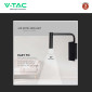 Immagine 7 - V-Tac VT-2943 Lampada LED da Muro 3W COB CREE con Porta USB Colore Nero - SKU 211487