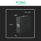 Immagine 5 - V-Tac VT-704 Lampada LED da Muro 4W Wall Light IP65 Applique con 4 LED Colore Nero - SKU 218211