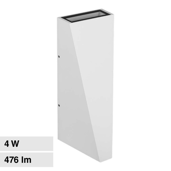 VT-826 Lampada LED da Muro 4W SMD IP65 Colore Bianco V-Tac VT-826 Lampada LED da Muro 4W SMD IP65 Colore Bianco V-Tac