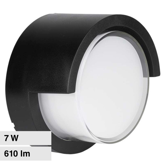 VT-831 Lampada LED da Muro 7W SMD IP65 Colore Nero V-Tac VT-831 Lampada LED da Muro 7W SMD IP65 Colore Nero V-Tac