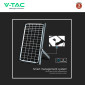 Immagine 17 - V-Tac VT-432 Faro LED 30W Faretto IP65 con Pannello Solare Sensore Crepuscolare di Movimento e Telecomando - SKU 10310 / 10311