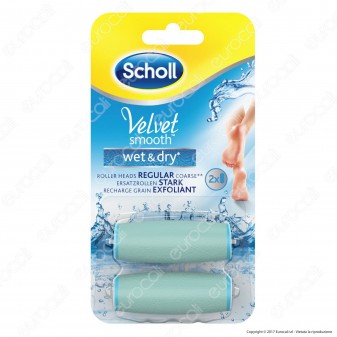 Scholl Velvet Smooth Wet & Dry Testine di Ricambio