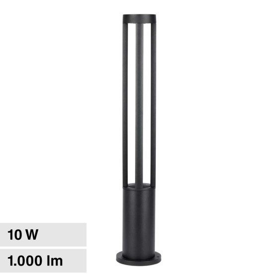VT-820 Lampada LED Giardino 10W COB CREE Nera IP65 V-Tac VT-820 Lampada LED Giardino 10W COB CREE Nera IP65 V-Tac