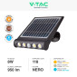 Immagine 5 - V-Tac VT-11108 Lampada LED 8W SMD Sensore PIR di Movimento Crepuscolare e Pannello Solare IP65 - SKU 6844 / 6849 / 6850