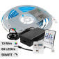 Immagine 1 - V-Tac VT-5050 Striscia LED Flessibile Smart RGB 65W SMD 60 LED/m 24V con Controller e Telecomando - Bobina da 5m - SKU 23145