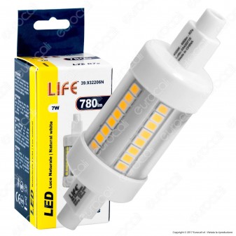 Life Lampadina LED R7s L78 7W Bulb Tubolare