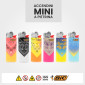 Immagine 2 - Bic Mini J25 Accendino Piccolo con Fantasia Bandana - Serie da 5 Accendini