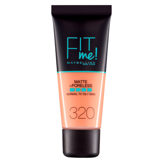 Fit Me Matte & Poreless Fondotinta 320 Natural Tan Maybelline Fit Me Matte & Poreless Fondotinta 320 Natural Tan Maybelline