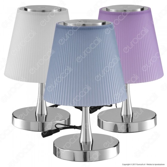 V-TAC VT-1035 Lampada da Tavolo LED 5W Touch Dimmerabile Base Cromata V-TAC VT-1035 Lampada da Tavolo LED 5W Touch Dimmerabile Base Cromata