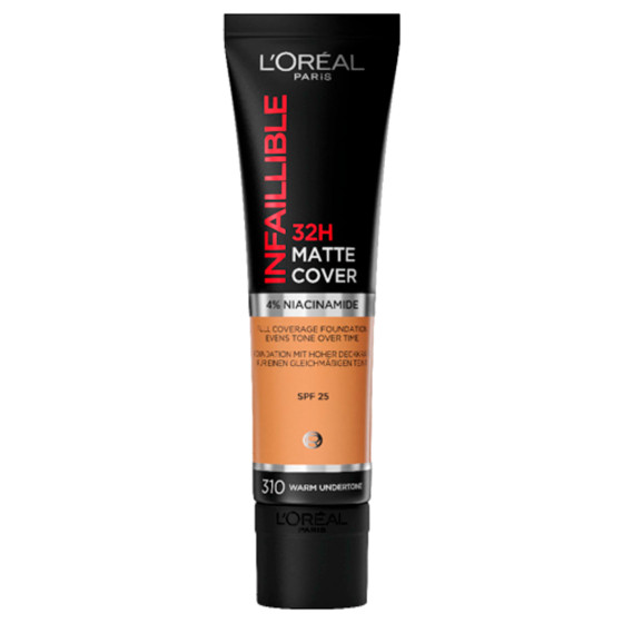 Fondotinta Liquido Infaillible SPF 25 Warm Undertone L'Oréal Paris Fondotinta Liquido Infaillible SPF 25 Warm Undertone L'Oréal Paris