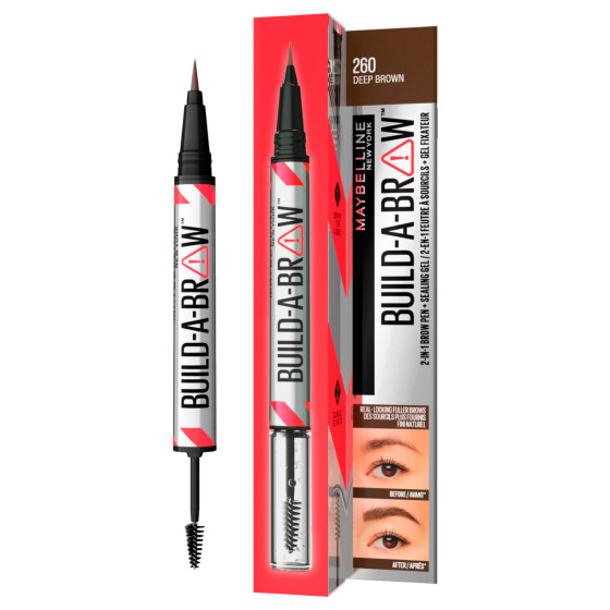 Build-A-Brow Penna Sopracciglia 260 Deep Brown Maybelline New York Build-A-Brow Penna Sopracciglia 260 Deep Brown Maybelline New York