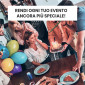 Immagine 3 - Bicchieri in Carta Riciclabile Mix Fantasia Happy Day e Black Party da 200ml - Confezione da 50 Bicchieri