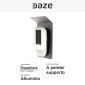 Immagine 2 - Daze Tettuccio per Wall Box Protezione Superiore in Alluminio Installazione a Parete o su Supporto da Terra - mod. ST01