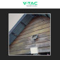 Immagine 6 - V-Tac VT-180W Faro LED Floodlight 20W IP65 Colore Bianco con Pannello Solare e Telecomando - SKU 7846 / 7845