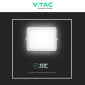Immagine 12 - V-Tac VT-180W Faro LED Floodlight 20W IP65 Colore Bianco con Pannello Solare e Telecomando - SKU 7846 / 7845