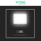 Immagine 15 - V-Tac VT-180W Faro LED Floodlight 20W IP65 Colore Nero con Pannello Solare e Telecomando - SKU 7828 / 7827