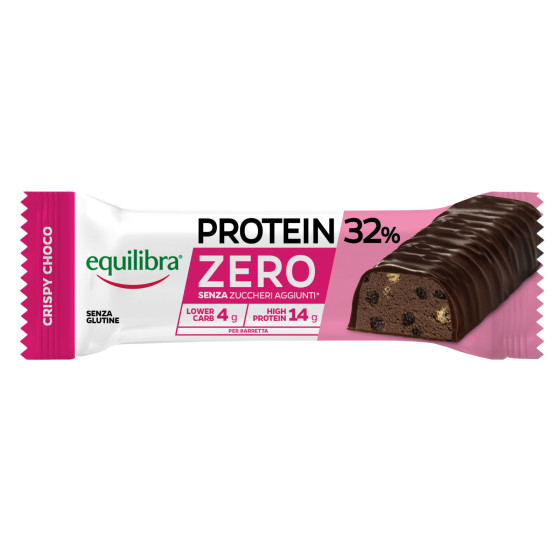 Equilibra Protein 32% Barretta Proteica Zero Crispy Cacao 45g Equilibra Protein 32% Barretta Proteica Zero Crispy Cacao 45g