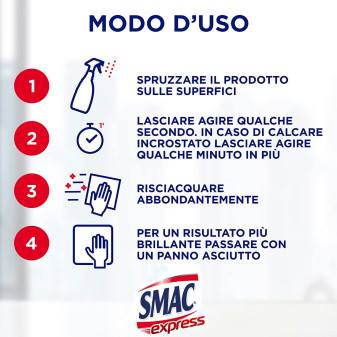 Express Spray Scioglicalcare Igienizzante 650ml Smac