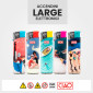 Immagine 2 - Ciao Large Accendino Elettronico Grande con Fantasia Riviera - Box da 50 Accendini