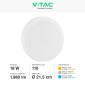Immagine 5 - V-Tac VT-60018 Pannello LED Rotondo 18W SMD da Parete con Driver - SKU 7876 / 7877 / 7878