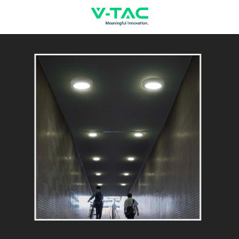 VT-60018 Mini Pannello LED Rotondo 18W SMD da Parete V-Tac