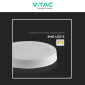 Immagine 10 - V-Tac VT-60018 Pannello LED Rotondo 18W SMD da Parete con Driver - SKU 7876 / 7877 / 7878