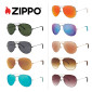 Immagine 3 - Zippo Espositore da Banco con 6 Slot e 9 Occhiali da Sole Lenti Colorate Unisex Massima Protezione Raggi UVA UVB - Mod OBP-9A