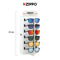 Immagine 4 - Zippo Espositore da Banco con 6 Slot e 9 Occhiali da Sole Lenti Colorate Unisex Massima Protezione Raggi UVA UVB - Mod OBP-113A