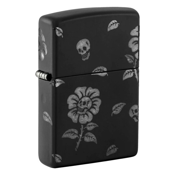 Accendino Zippo mod. 48931 Zippo Flower Skulls Design Ricaricabile Accendino Zippo mod. 48931 Zippo Flower Skulls Design Ricaricabile