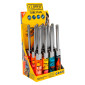 Immagine 1 - Clipper Tube Plus Accendigas Elettronico Grande Ricaricabile Multiuso con Fantasia Grill Time 2 - Box da 12 Accendini