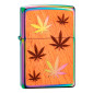 Immagine 1 - Zippo Accendino a Benzina Ricaricabile ed Antivento con Fantasia Woodchuck USA Leaves - mod. 29903