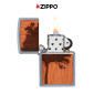 Immagine 5 - Zippo Accendino a Benzina Ricaricabile ed Antivento con Fantasia Woodchuck USA Lighter & Bottle Opener Combo - mod. 49066